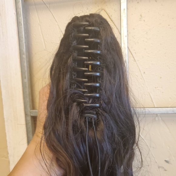 clip on ponytail  wig - Picture 3 of 6